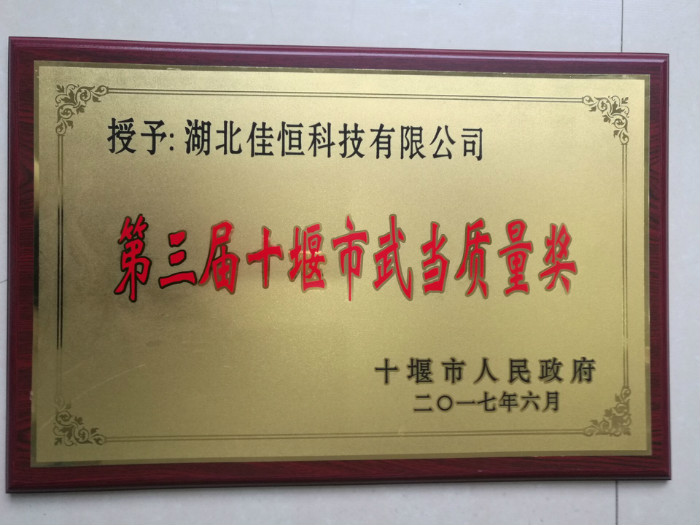 武當質量(liang)獎2017